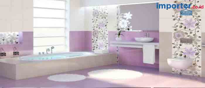 Pemasangan Wall Paper Untuk Kamar Mandi